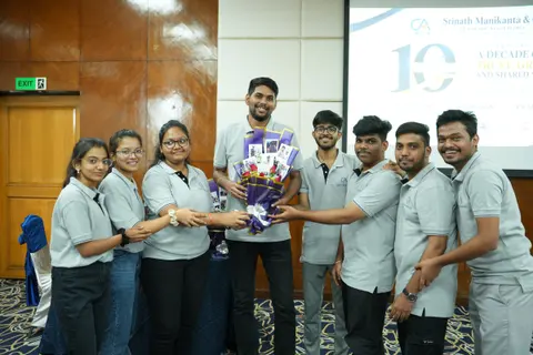 Life at SMACAS - team moment 18 at Srinath Manikanta & Co., Chartered Accountants, Hyderabad